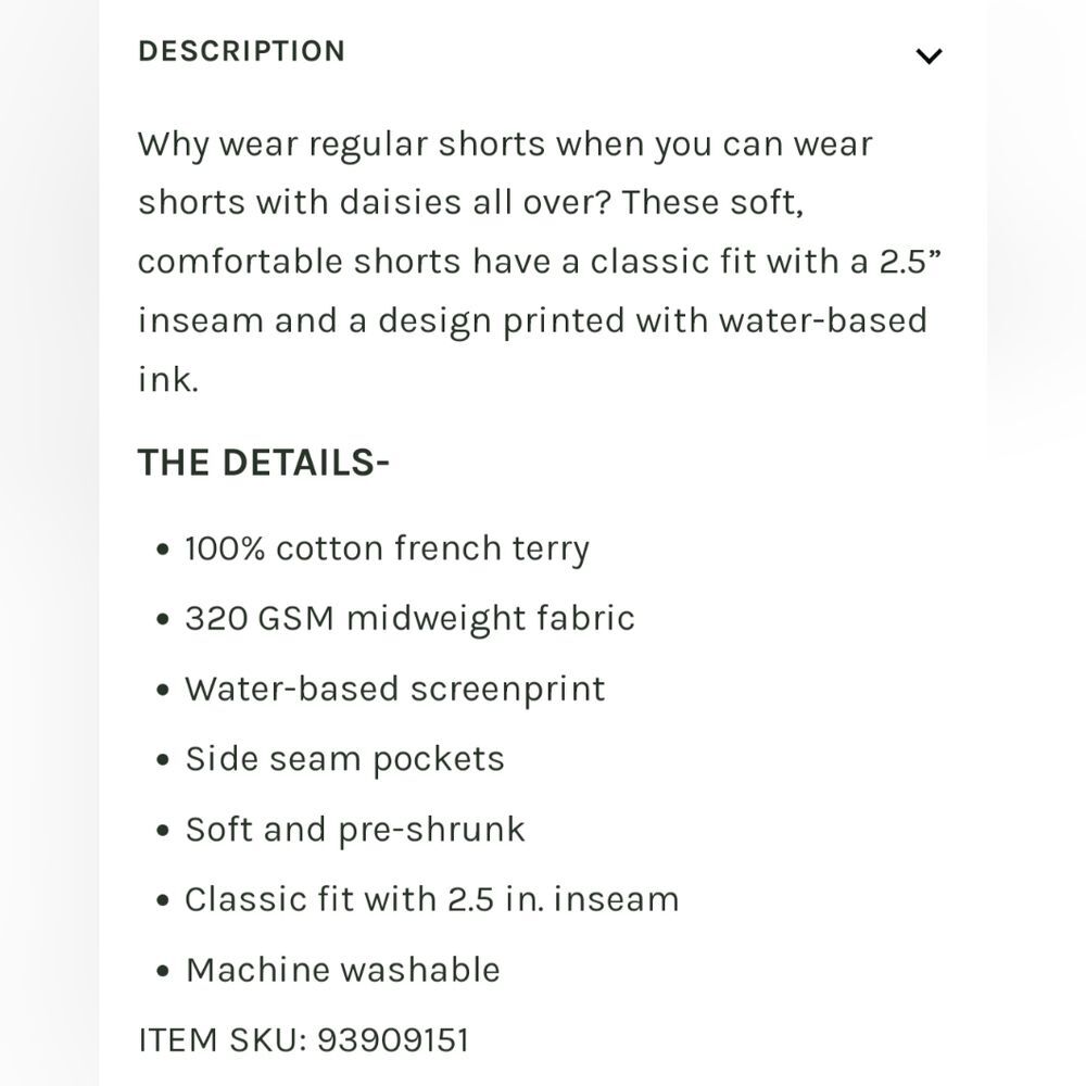 ban.do Daisy Summer Camp Shorts in Gray NWT - Picture 8 of 10